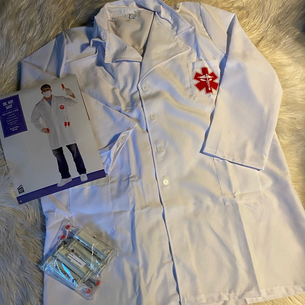 Men’s Dr. hot shot costume (A)
